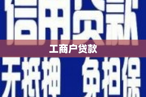 甘洛工商户贷款