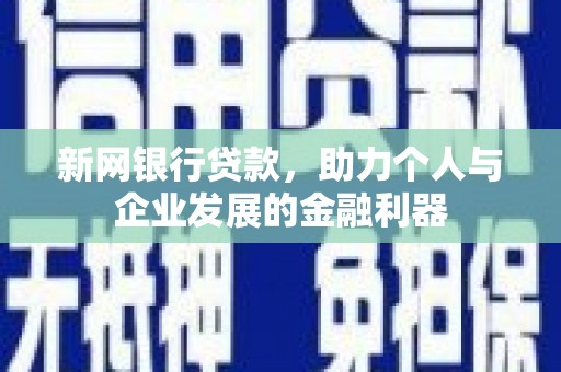 甘洛新网银行贷款，助力个人与企业发展的金融利器