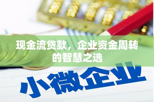 甘洛现金流贷款，企业资金周转的智慧之选