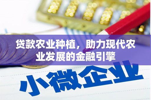 甘洛贷款农业种植，助力现代农业发展的金融引擎