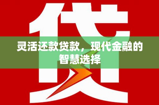 甘洛灵活还款贷款，现代金融的智慧选择
