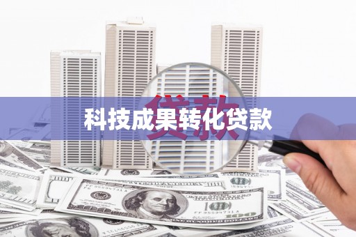 甘洛科技成果转化贷款