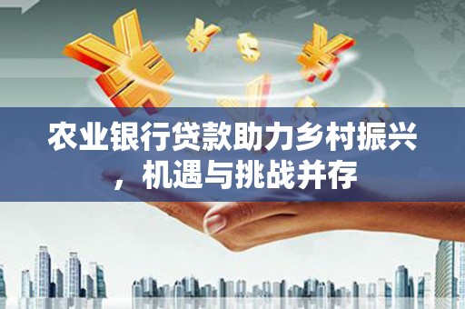 甘洛农业银行贷款助力乡村振兴，机遇与挑战并存