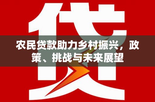 甘洛农民贷款助力乡村振兴，政策、挑战与未来展望