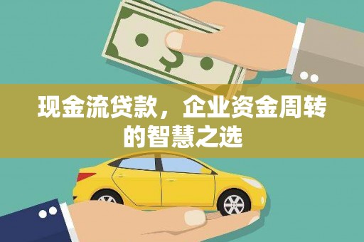 甘洛现金流贷款，企业资金周转的智慧之选